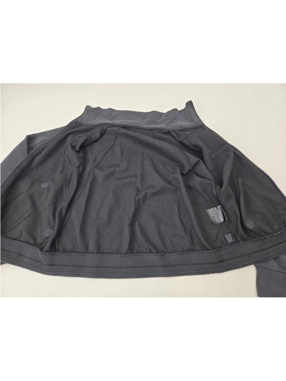 Lululemon Brushed Softstreme Funnel-Neck Zip Up Black Size 6 Womens - Picture 7 of 8